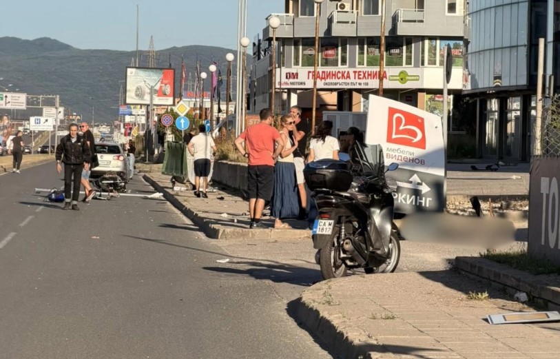 Фатално меле в София: Мозъкът на моториста беше на асфалта