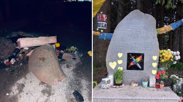 Отцепиха района около разбитата паметна плоча на Петрохан: Ралица Асенова поиска прокуратурата да се самосезира