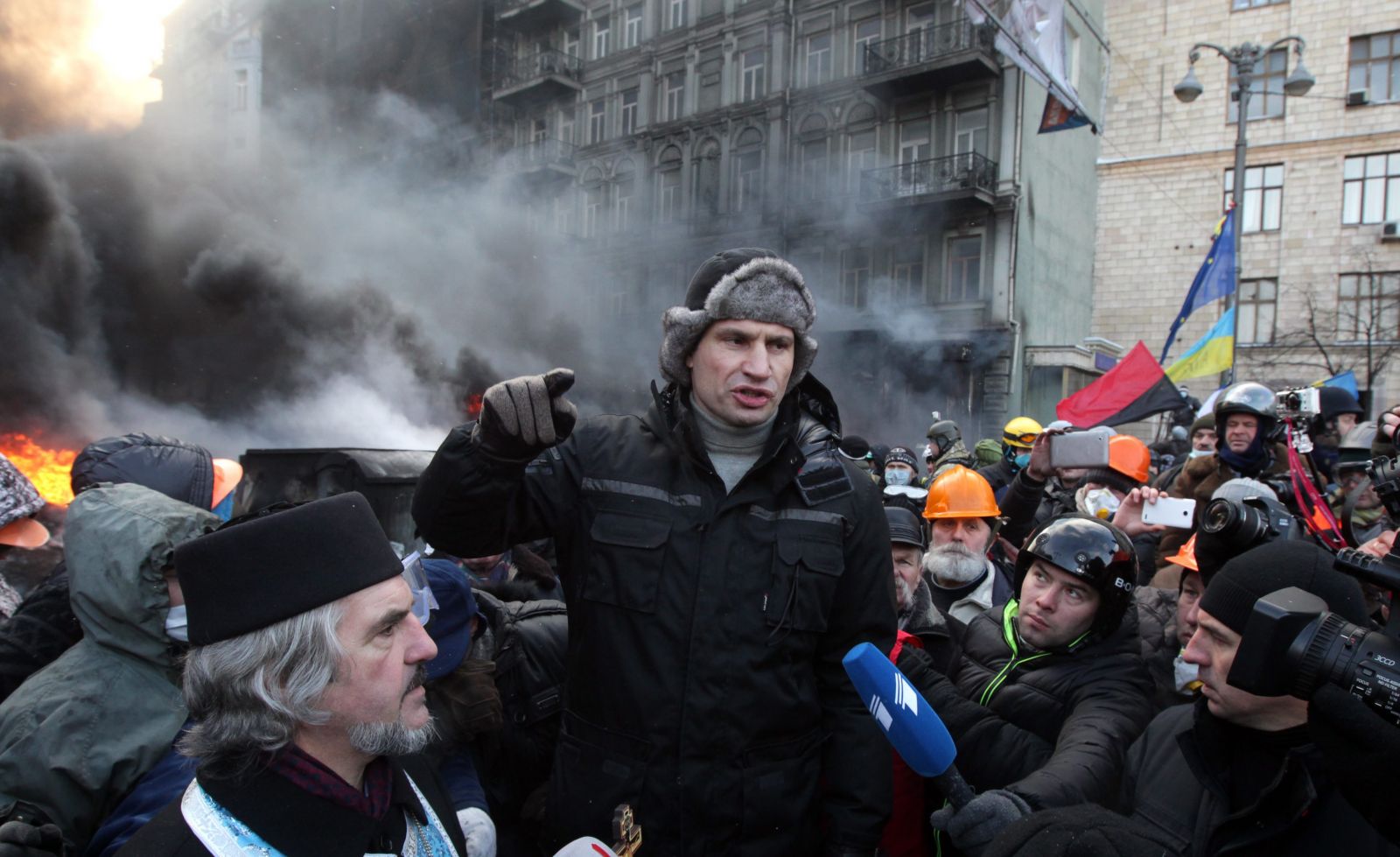 Протест в Киев срещу Кличко. Кметът обвини Зеленски, че готви отстраняването му