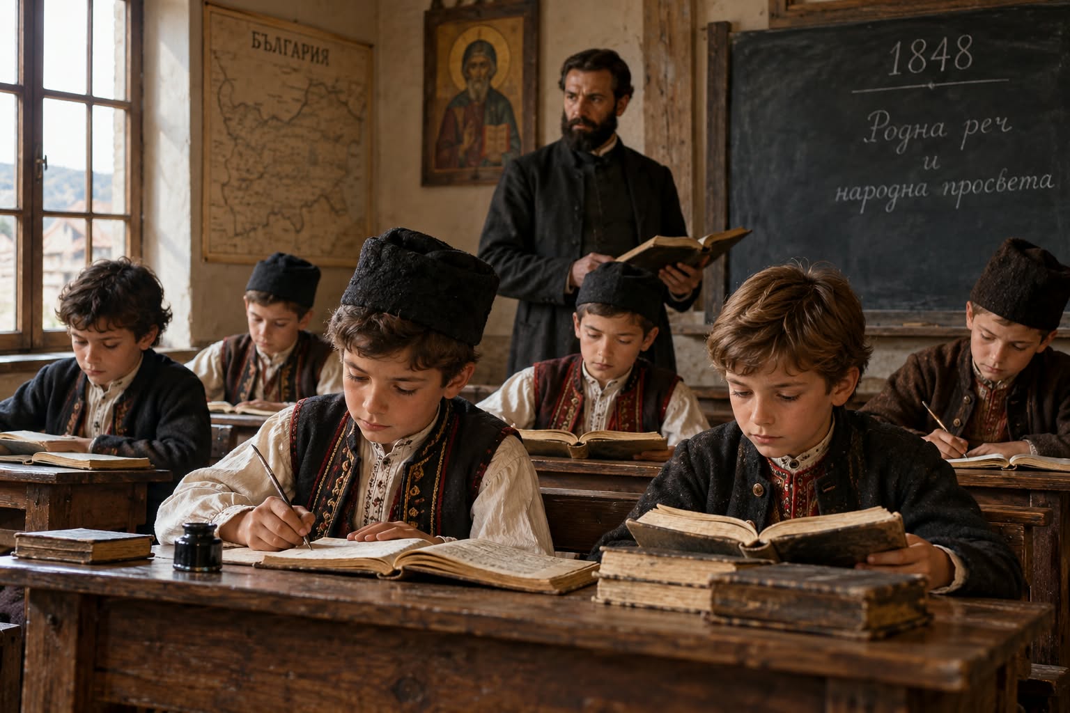 Задължения на учениците, отпечатани през 1848 г