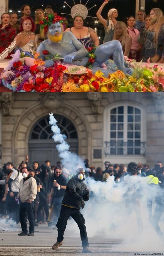 Франция се подигра с Християнството и Господ... сега варварите я изпепеляват... 